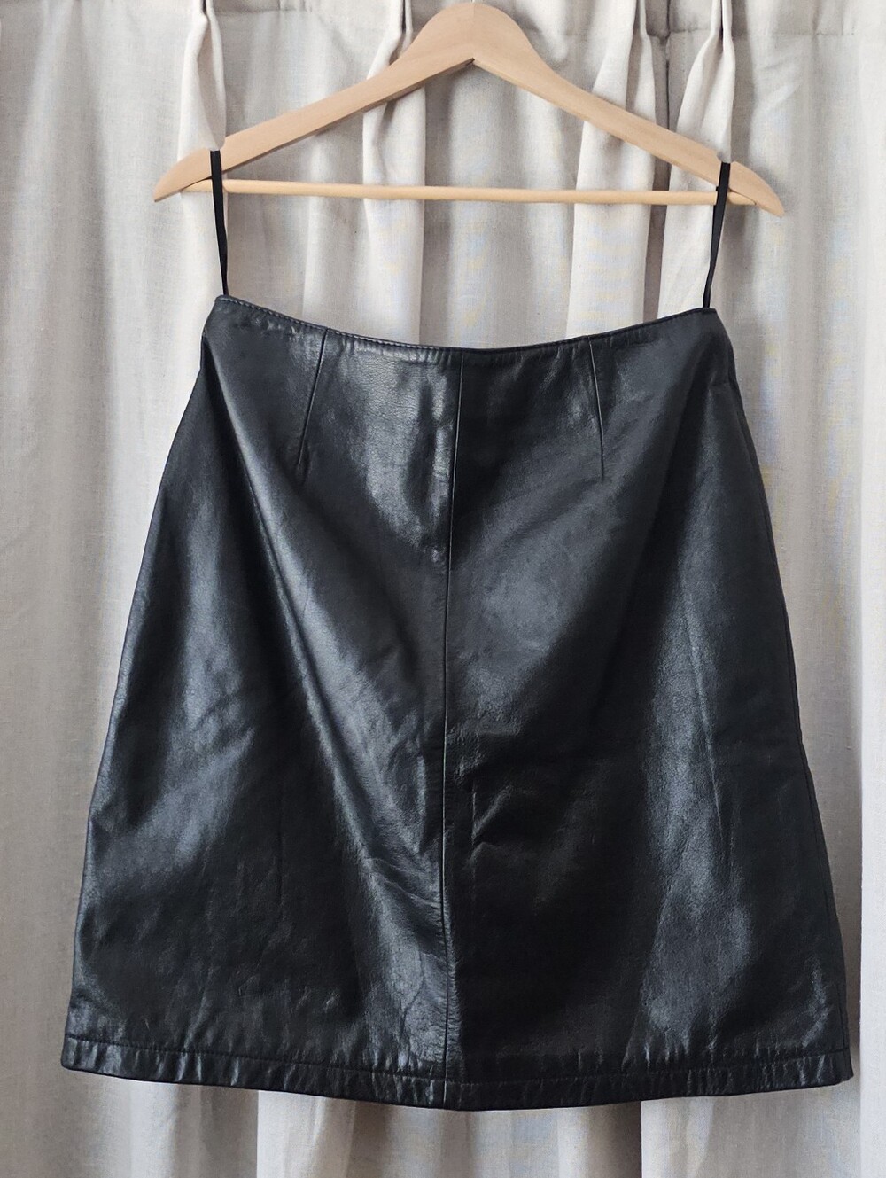 Wilson Maxima Genuine Leather Skirt – Black, Size 10